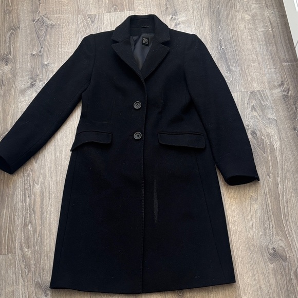 Cinzia Rocco Elegant Black Women's Coat - Picture 4 of 6